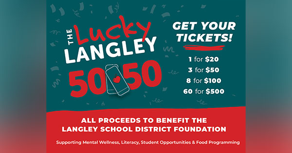 Order tickets for the The Lucky Langley 50/50 Raffle | Raffle Nexus